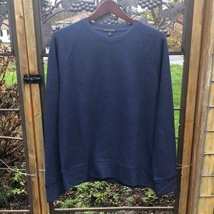 Banana Republic navy cotton blend sweater size L